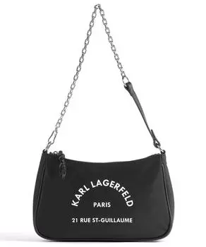 Сумка через плечо Rue St Guillaume из переработанного полиамида Karl Lagerfeld, черный