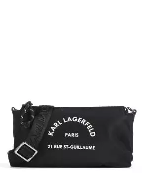 Сумка через плечо Rue St Guillaume из переработанного полиамида Karl Lagerfeld, черный
