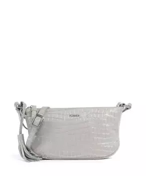 Сумка через плечо «русалка» из тисненой кожи Picard, серый
