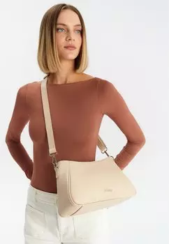 Сумка через плечо RYKO, бежевый