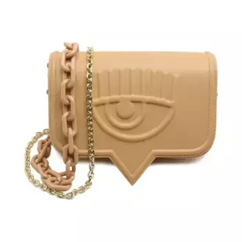 Сумка через плечо с эффектом глаз Chiara Ferragni, желтый