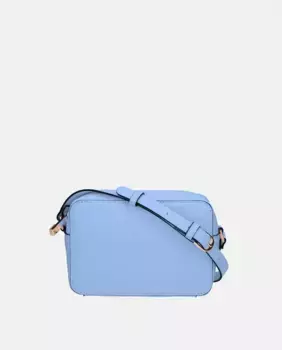 Сумка через плечо с эффектом сафьяна LIUJO, голубой