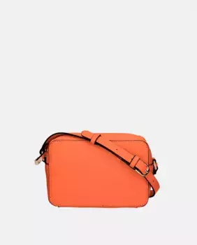 Сумка через плечо с эффектом сафьяна LIUJO, оранжевый