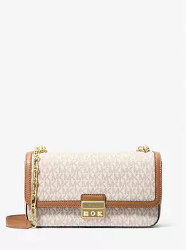 Сумка через плечо с большим фирменным логотипом Tribeca Michael Kors, мультиколор