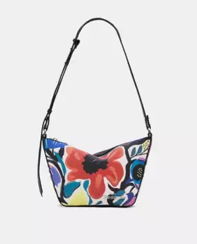Сумка через плечо с цветами Desigual, многоцветный
