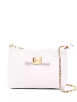 Сумка через плечо с декором Gancini Ferragamo, розовый