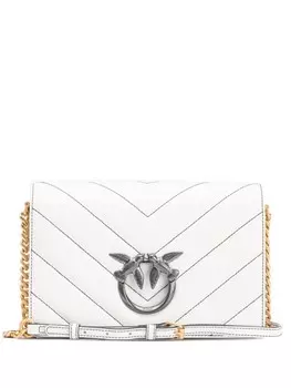 Сумка через плечо с декором Love Birds PINKO, белый