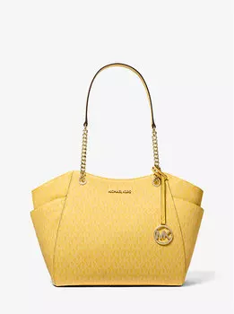 Сумка через плечо с фирменным логотипом Jet set Michael Kors, желтый