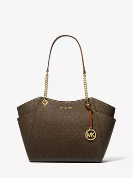 Сумка через плечо с фирменным логотипом Jet set Michael Kors, коричневый