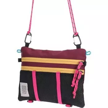 Сумка через плечо с горными аксессуарами Topo Designs, цвет Olive/Burgundy