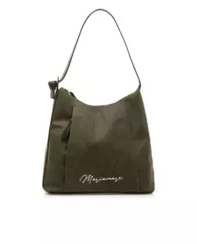 Сумка через плечо с гравировкой и простой ручкой Mariamare, зеленый