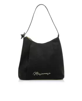 Сумка через плечо с гравировкой и простой ручкой Mariamare, черный