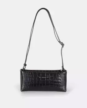 Сумка через плечо с гравировкой кокоса Torrens, черный