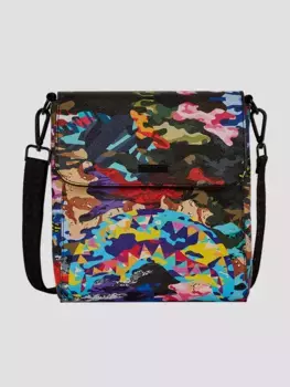 Сумка через плечо с камуфляжным принтом Sliced And Diced Sprayground, красный