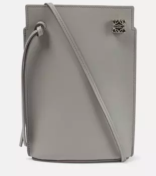 Сумка через плечо с карманом Dice Loewe, серый
