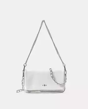 Сумка через плечо с клапаном Brownie, белый