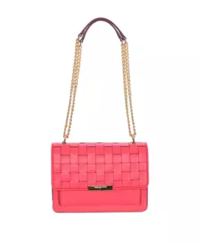 Сумка через плечо с клапаном и магнитной застежкой. Michael Kors, розовый