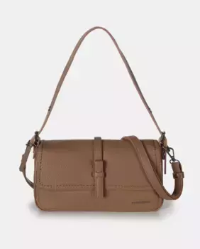 Сумка через плечо с клапаном и сменной ручкой Torrens, цвет Topo