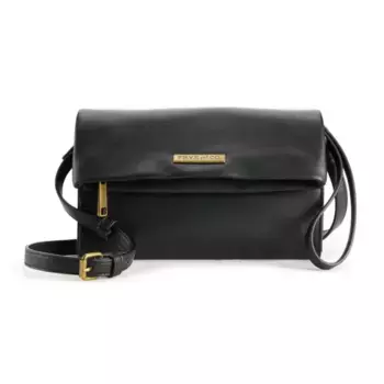 Сумка через плечо с клапаном и запястьем Frye And Co., черный