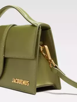 Сумка через плечо с клапаном Ле Гранд Бамбино Jacquemus, хаки