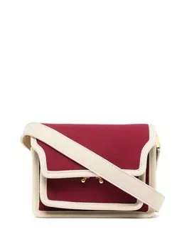 Сумка через плечо с клапаном Marni, красный