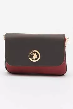 Сумка через плечо с клапаном U S Polo Assn , красный