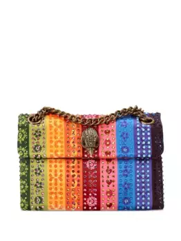 Сумка через плечо с кристаллами Kurt Geiger London, розовый