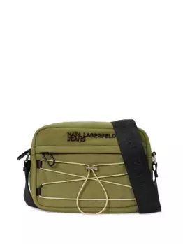 Сумка через плечо с кулиской Karl Lagerfeld Jeans, зеленый