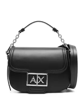 Сумка через плечо с логотипом Armani Exchange, черный