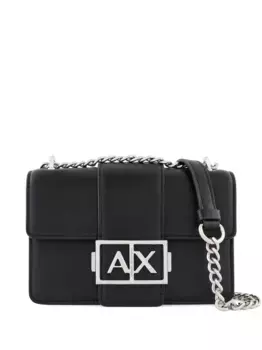 Сумка через плечо с логотипом Armani Exchange, черный