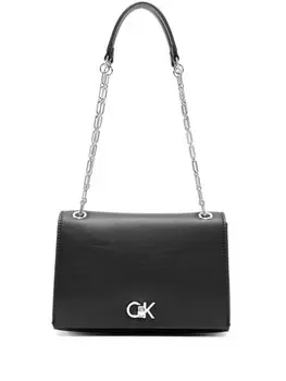 Сумка через плечо с логотипом Calvin Klein, черный