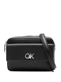 Сумка через плечо с логотипом Calvin Klein, черный