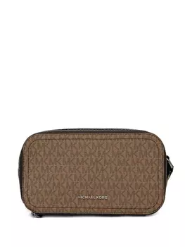 Сумка через плечо с логотипом Cooper Michael Kors, коричневый