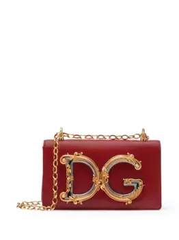 Сумка через плечо с логотипом DG DOLCE & GABBANA, красный