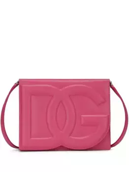 Сумка через плечо с логотипом DG DOLCE & GABBANA, розовый
