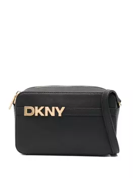 Сумка через плечо с логотипом DKNY, черный