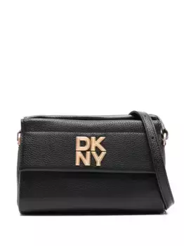 Сумка через плечо с логотипом DKNY, черный