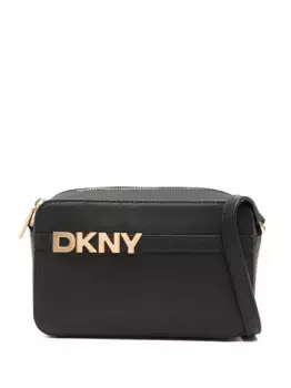 Сумка через плечо с логотипом DKNY, черный