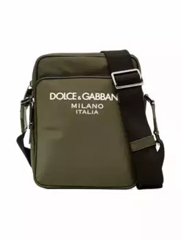 Сумка через плечо с логотипом Dolce&Gabbana, зелёный