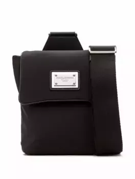 Сумка через плечо с логотипом Dolce&Gabbana, черный