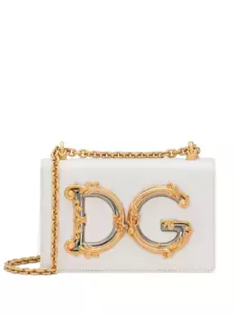 Сумка через плечо с логотипом DOLCE & GABBANA, нейтральный