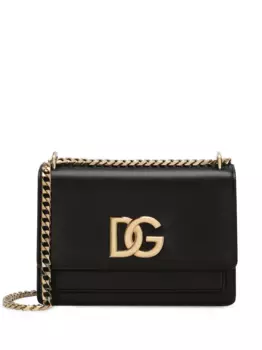 Сумка через плечо с логотипом DOLCE & GABBANA, черный