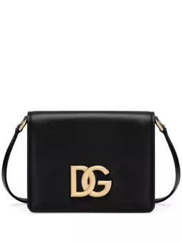 Сумка через плечо с логотипом DOLCE & GABBANA, черный
