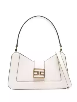 Сумка через плечо с логотипом Elisabetta Franchi, нейтральный