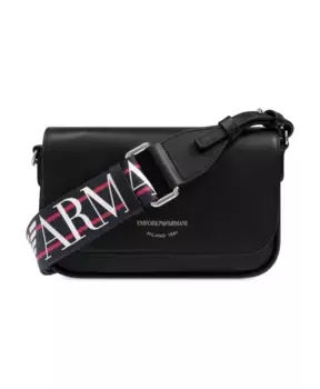 Сумка через плечо с логотипом Emporio Armani, черный