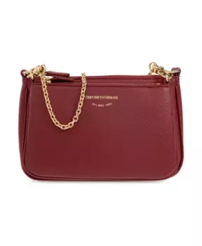 Сумка через плечо с логотипом Emporio Armani, красный