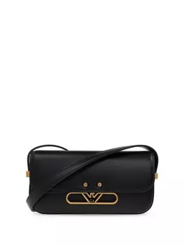 Сумка через плечо с логотипом Emporio Armani, черный