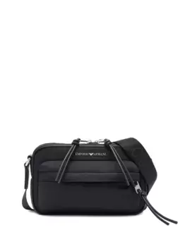 Сумка через плечо с логотипом EMPORIO ARMANI, черный