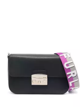 Сумка через плечо с логотипом Furla, черный