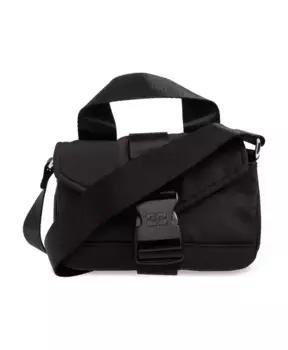 Сумка через плечо с логотипом Ganni, черный